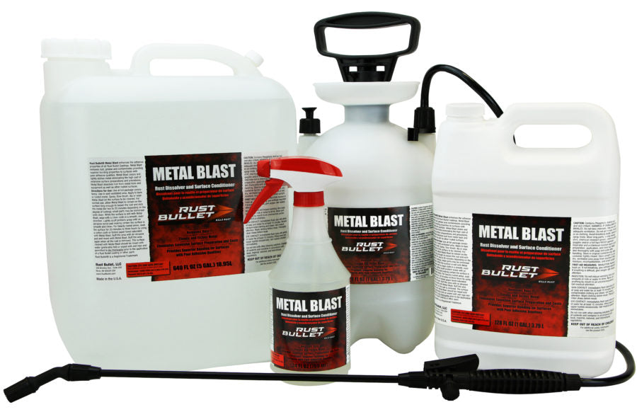 Rust Bullet Metal Blast Metal Cleaner, Conditioner, and Etcher