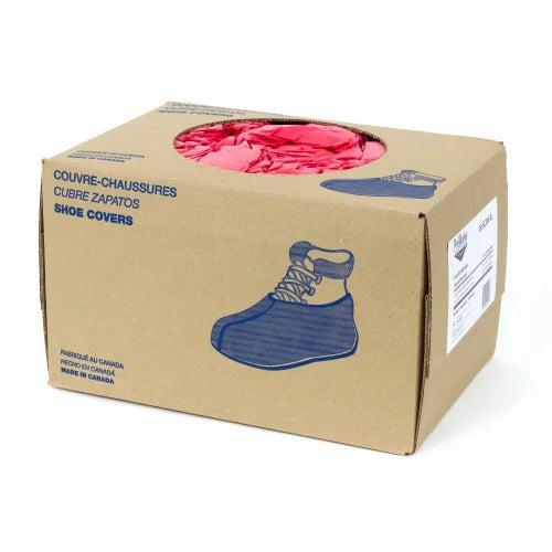 Safety Zone® Heavy Duty Waterproof Anti-Skid Shoe & Boot Covers, Red, 240/case - X-Large