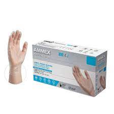 AMMEX® Professional Exam Clear Vinyl 3 Mil Powder Free Gloves (VPF)