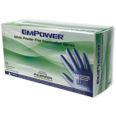 Empower® Nitrile Exam, PF, Blue, 8 mil