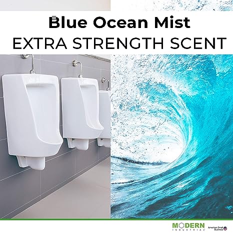 K-Trox Urinal Screen Deodorizer (10 Pack) Anti-Splash Odor Protection for Toilets in Bathroom Office Stadiums Restaurants Schools- Blue Ocean Breeze Scent