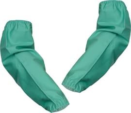 RADNOR Flame Resistant Sleeves – 18″ Green 100% Cotton Westex® FR7A Sleeves 6-Pack (12 Total) for Welding, Sparks & Light Duty Flame Protection, Elastic Bicep & Wrist