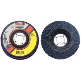 CGW Abrasives 42305 Abrasive Flap Disc 4-1/2" x 7/8" 80 Grit Zirconia - Pkg Qty 10