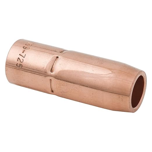 Radnor 64002944 Model 200258 Bore Nozzle For 150 - 400A Miller MIGmatic M-25 and M-40 Series MIG Guns (1 Per Card)