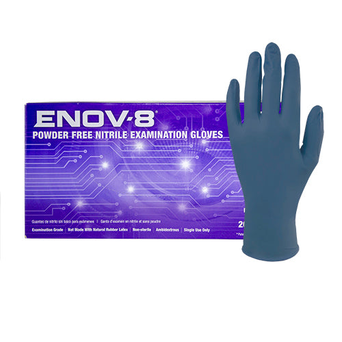 ENOV-8® Nitrile Exam Glove, Sensitive Skin, PF, 3.5 mil