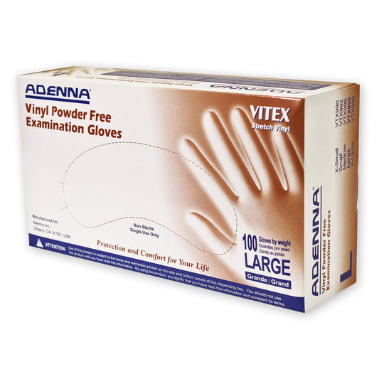 Vitex® Stretch Vinyl Exam, PF, Beige, 4 mil VTX995