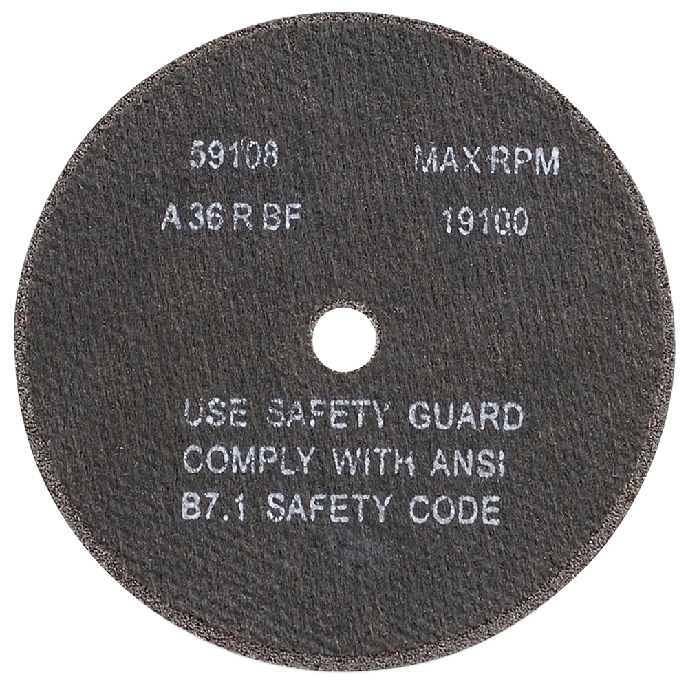 CGW Abrasives 35501 3X1/32X3/8 T1 A60-R-BF Aluminum Oxide Die Grinder Wheels 50 Pack