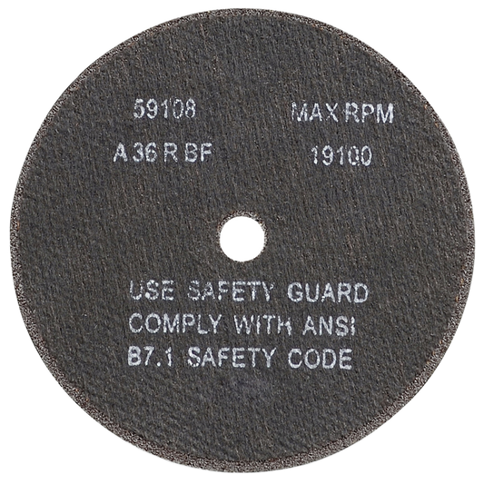 CGW Abrasives 35501 3X1/32X3/8 T1 A60-R-BF Aluminum Oxide Die Grinder Wheels 50 Pack