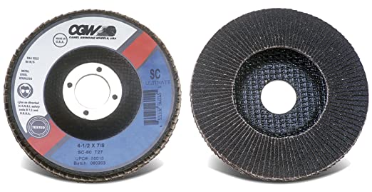 CGW Abrasives 4-1/2X7/8 SC-80 T27 REGSILICON Carbide Flap Disc