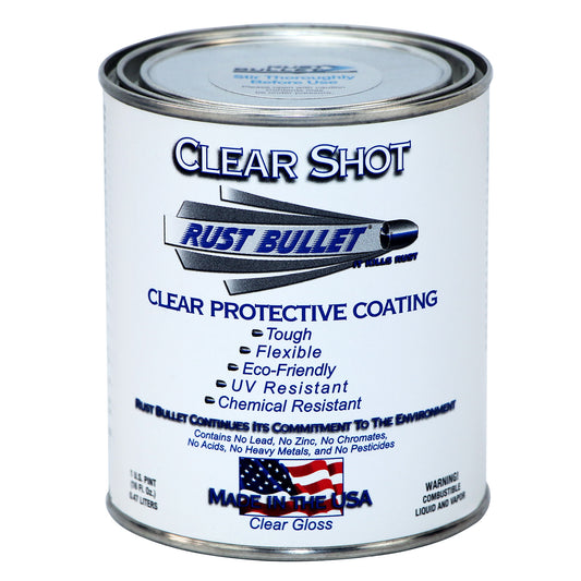 Rust Bullet Clear Shot Clear Protective Coating