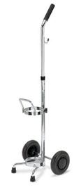 RADNOR™ RAD64003571 Medical D/E Cylinder Cart Light Weight With Durable, 6" Non-Marring, Semi-Pneumatic Wheels And Chrome Finish