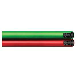 Radnor RAD64003294 1/4" x 50' Grade R Twin Welding Hose with BB Fittings