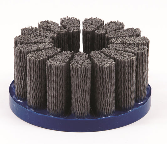 Tanis Silicon Carbide Abrasive Nylon Disc Brushes - Teardrop Pattern