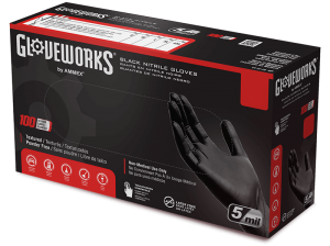 GloveWorks GPNB 5 Mil Nitrile Industrial Grade Gloves