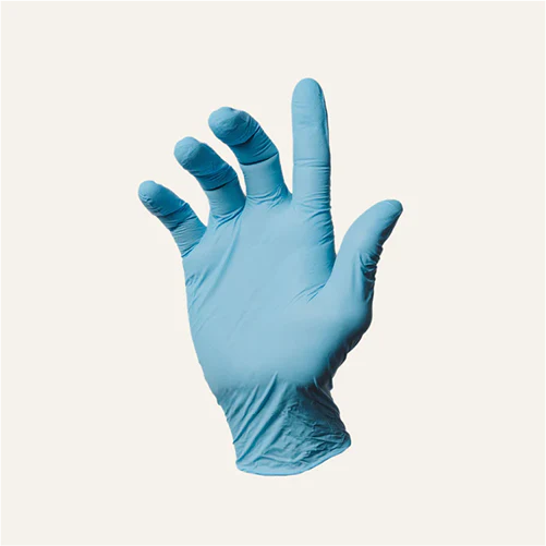 First Glove 4 Mil Blue Nitrile Disposable Exam Gloves