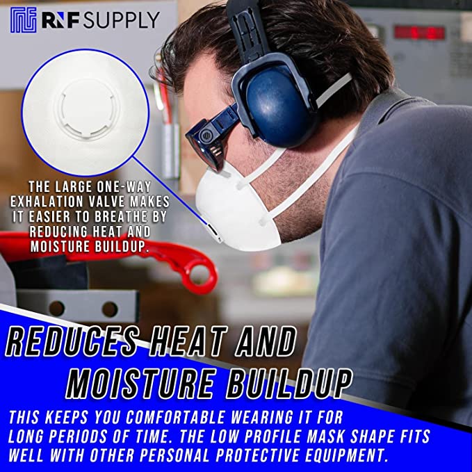 N95 Disposable Particulate Respirator with Exhalation Valve